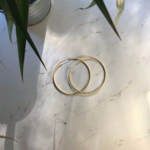 Lulu’s Large Gold Hoop Earrings